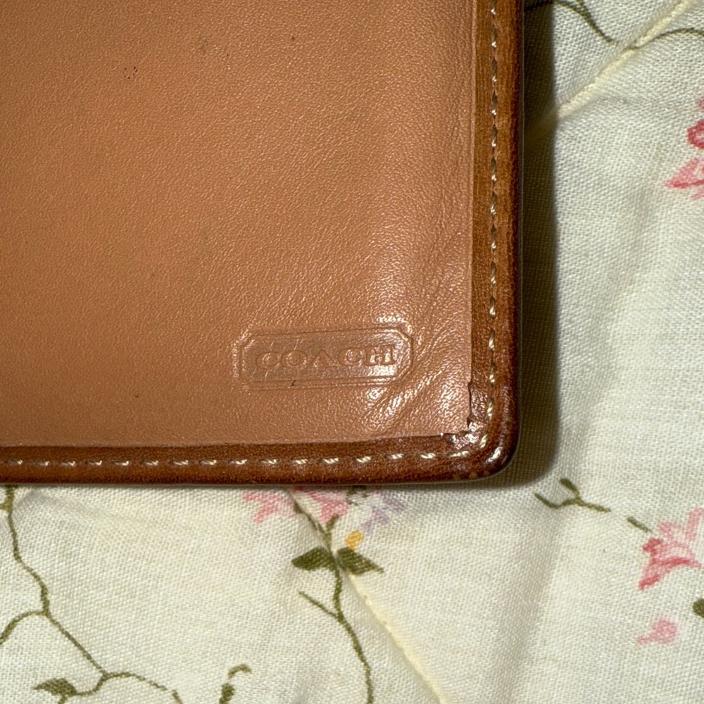 Coach Brown Monogram Wallet - Picture 3 of 4